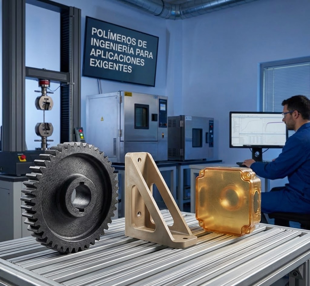 Polímeros de ingeniería para fabricación aditiva industrial